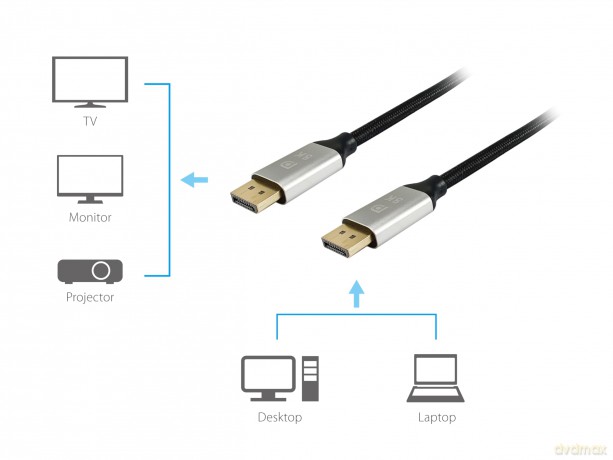 Equip DisplayPort 1.4 St/St 10m 8K/60Hz