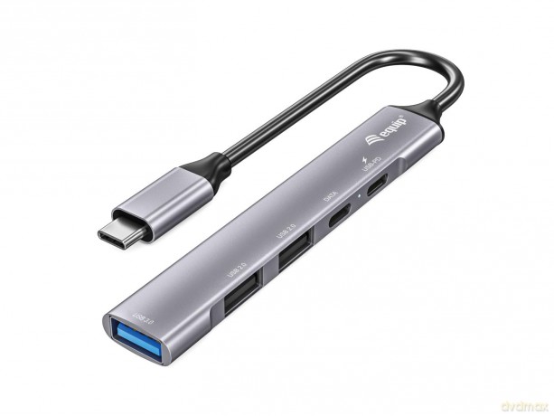 Equip Dock USB-C->1xUSB-C,1xUSB3.0,2xUSB