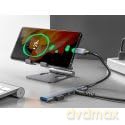 Equip Dock USB-C->1xUSB-C,1xUSB3.0,2xUSB