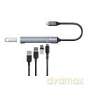 Equip Dock USB-C->1xUSB-C,1xUSB3.0,2xUSB