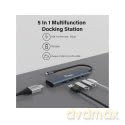 Equip Dock USB-C->HDMI,3xUSB3.0,100WPD