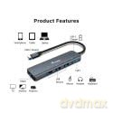 Equip Dock USB-C->HDMI,3xUSB3.0,100WPD