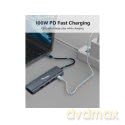 Equip Dock USB-C->HDMI,3xUSB3.0,100WPD