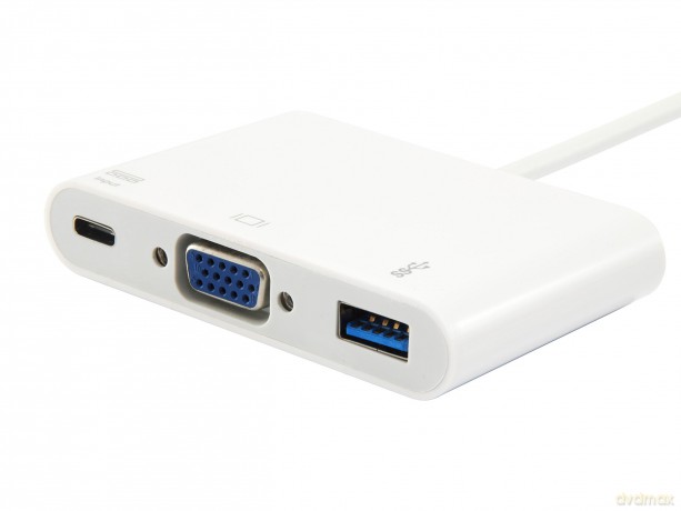 Equip Dock USB-C->VGA,USB3.0,60WPD 1920x