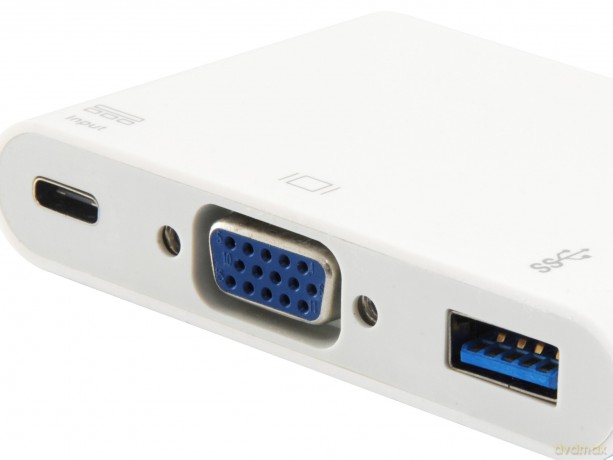 Equip Dock USB-C->VGA,USB3.0,60WPD 1920x
