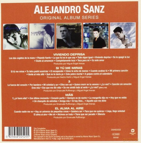 Alejandro Sanz: Alejandro Sanz - Original Album Series  [5CD]