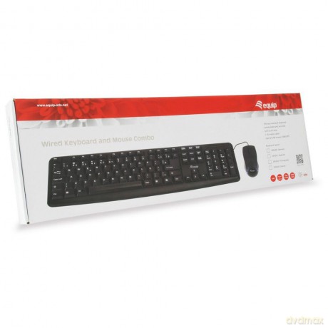 Equip Kabelgebundene Kombi Keyboard+Mous