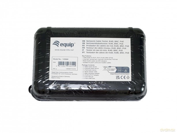 Equip Kabeltester Netzwerk f. RJ45RJ11RJ