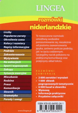 Rozmówki niderlandzkie ze słownikiem i gramatyką [KSIĄŻKA]