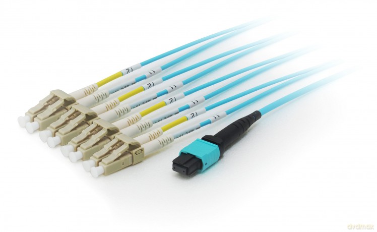 Equip MTP/LC Trunk Fiber Patch Cord OM4
