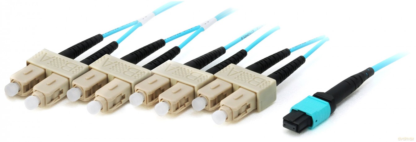 Equip MTP/SC Trunk Fiber Patch Cord OM4