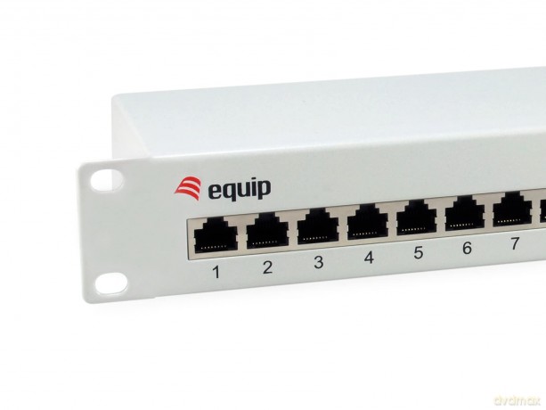 Equip Patchpanel 12x RJ45 Cat6 10" FTP