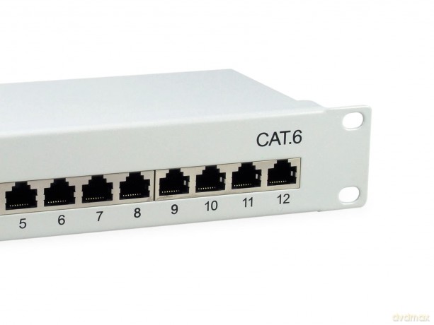 Equip Patchpanel 12x RJ45 Cat6 10" FTP