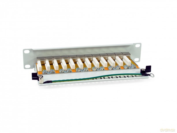 Equip Patchpanel 12x RJ45 Cat6A 10" FTP