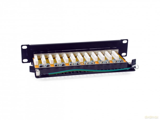 Equip Patchpanel 12x RJ45 Cat6A 10" FTP