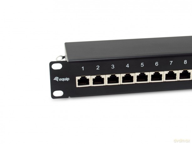 Equip Patchpanel 12x RJ45 Cat6A 10" FTP