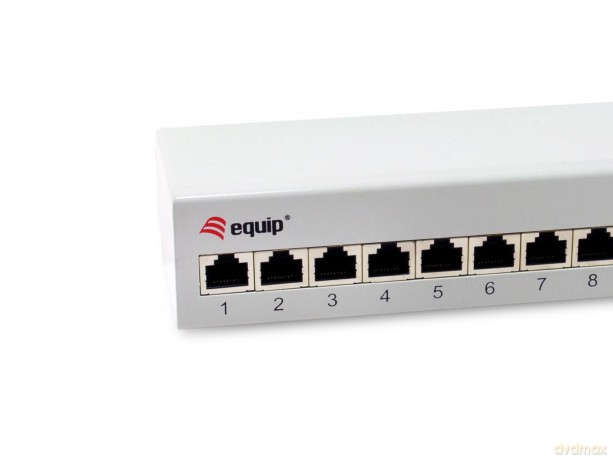 Equip Patchpanel 12x RJ45 Cat6A FTP 1HE