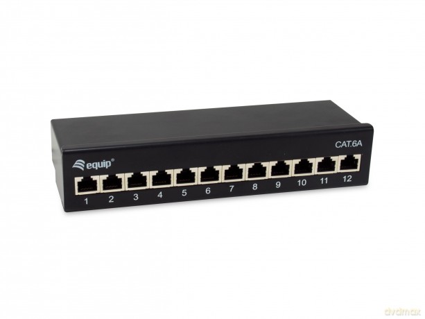 Equip Patchpanel 12x RJ45 Cat6A FTP 1HE