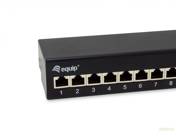 Equip Patchpanel 12x RJ45 Cat6A FTP 1HE