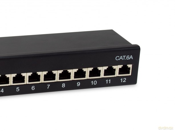 Equip Patchpanel 12x RJ45 Cat6A FTP 1HE