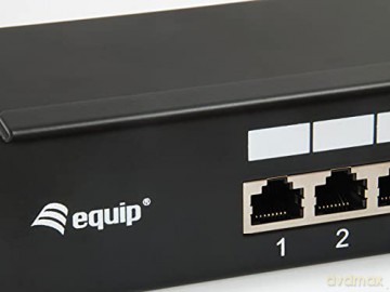 Equip Patchpanel 16x RJ45 Cat6 19" FTP