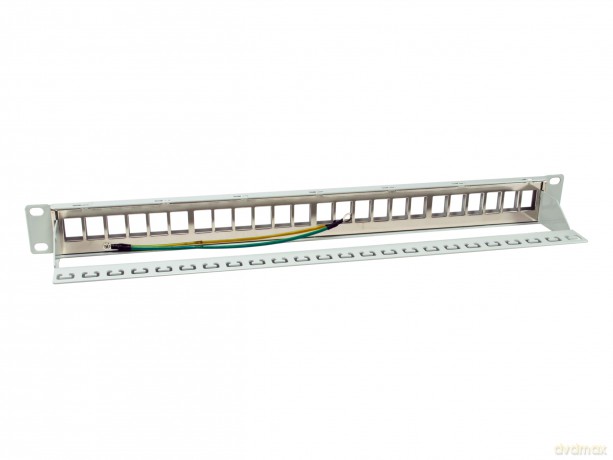 Equip Patchpanel 24x Cat6A 19" FTP 1HE K