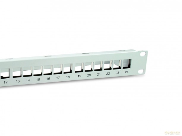Equip Patchpanel 24x Cat6A 19" FTP 1HE K