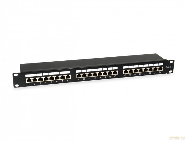 Equip Patchpanel 24x RJ45 Cat6 19" FTP