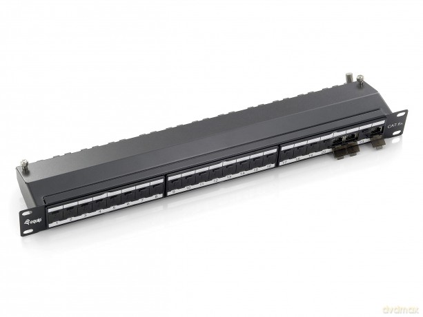 Equip Patchpanel 24x RJ45 Cat6A 19" FTP