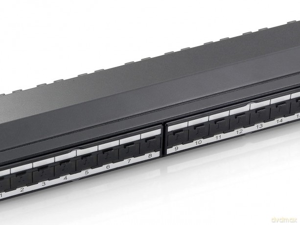 Equip Patchpanel 24x RJ45 Cat6A 19" FTP