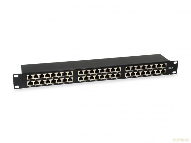 Equip Patchpanel 48x RJ45 Cat6 19" FTP 1