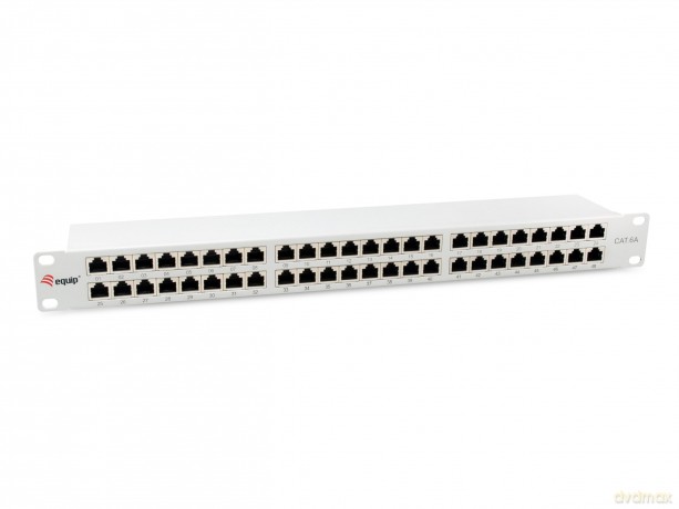 Equip Patchpanel 48x RJ45 Cat6A 19" FTP