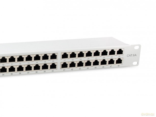 Equip Patchpanel 48x RJ45 Cat6A 19" FTP