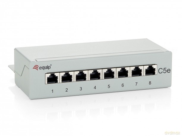 Equip Patchpanel 8x RJ45 Cat5e FTP Desk