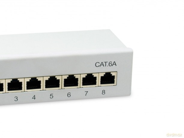 Equip Patchpanel 8x RJ45 Cat6A FTP 1HE K