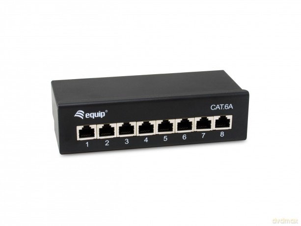 Equip Patchpanel 8x RJ45 Cat6A FTP 1HE P