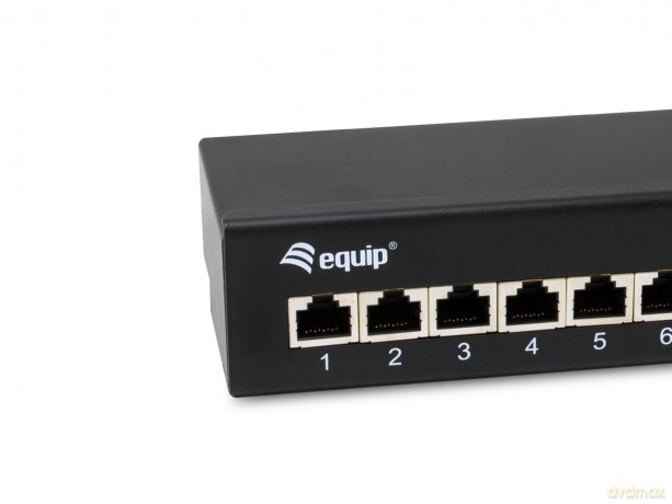 Equip Patchpanel 8x RJ45 Cat6A FTP 1HE P