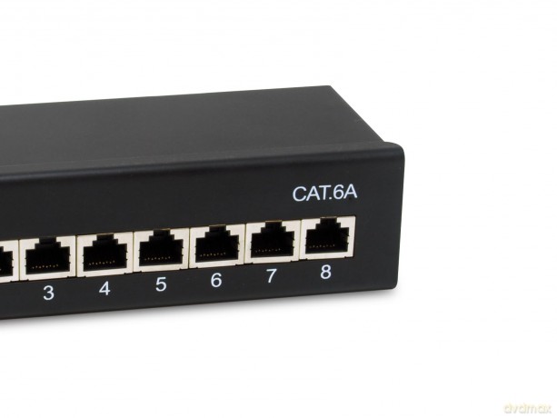Equip Patchpanel 8x RJ45 Cat6A FTP 1HE P