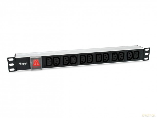 Equip Steckdosenleiste 19"1HE12fach mit