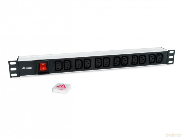 Equip Steckdosenleiste 19"1HE12fach mit