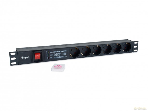 Equip Steckdosenleiste 19"1HE6fach mit S