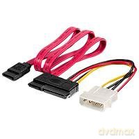 Equip Stromkabel SATA 15+7pol Bu > 4pin
