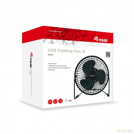 Equip Tischventilator USB 15cm Durchmess