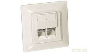 Equip Unterputzdose +Frontplatte 2xRJ45