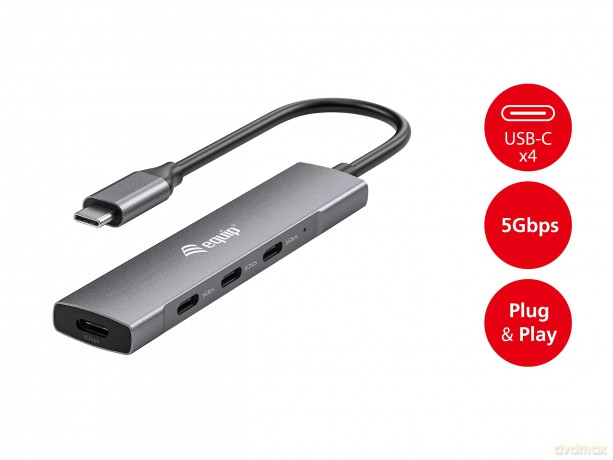 Equip USB-Hub 4-Port 3.2/C->4x3.0 o