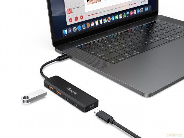 Equip USB-Hub 4-Port 3.2C->2xUSB-C 2xUSB