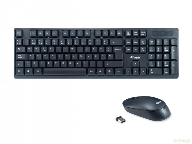 Equip Wireless Tastatur + Maus, Layout s
