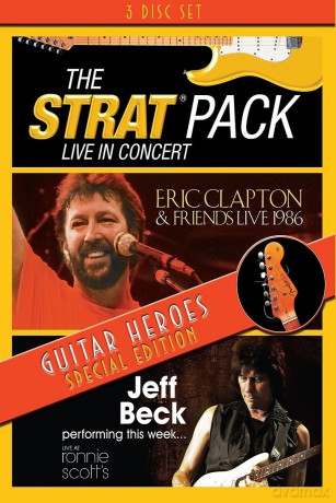 Eric Clapton - Live At Montreux, Jeff Beck - Ronnie Scotts, Various - Strat Pac [4DVD]