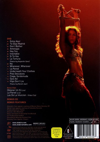 Shakira: Oral Fixation Tour [CD]+[DVD]