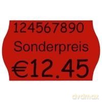 Etiket.rot Perm.26x16 18rollen